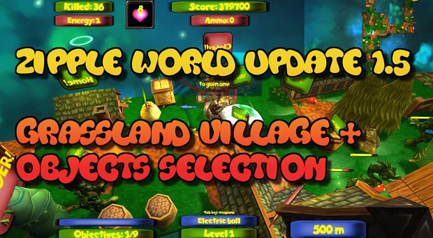 Zipple World version 1.5 coming