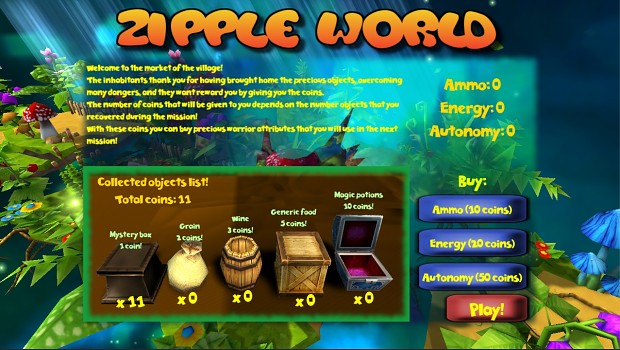 Zipple World - village market