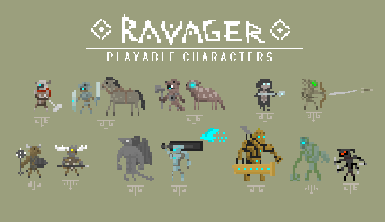 Ravager Characters - Updated