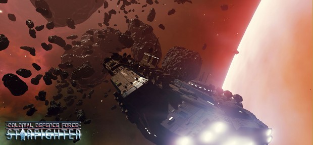 Latest screen grabs from CDF Starfighter VR