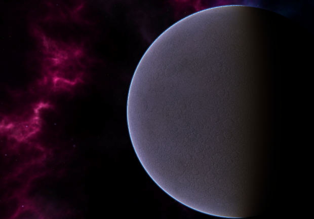 Procedurally generated planet