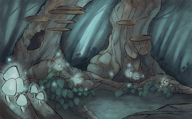 Mysterious Forest Concept Art