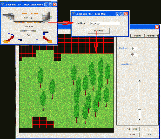 Map Editor - Screen 3