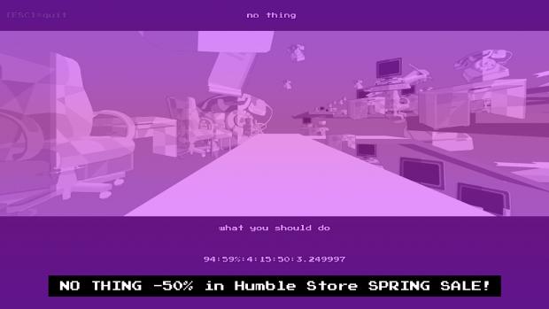 NO THING game in the Humble Bundle's Humble Store Spring Sale!
