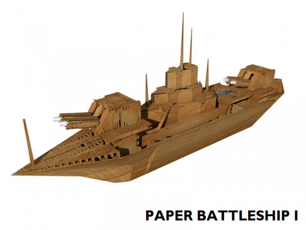 New paper ship model
