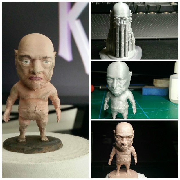 Test 3D print of Lech