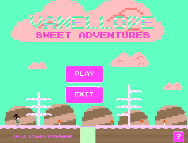 Vanellope sweet adventures menu 3