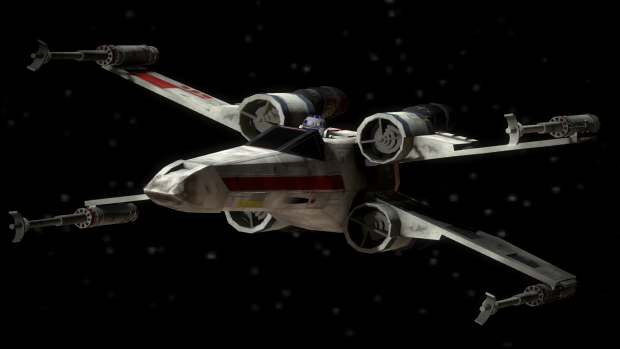 x-wing with it's full glory