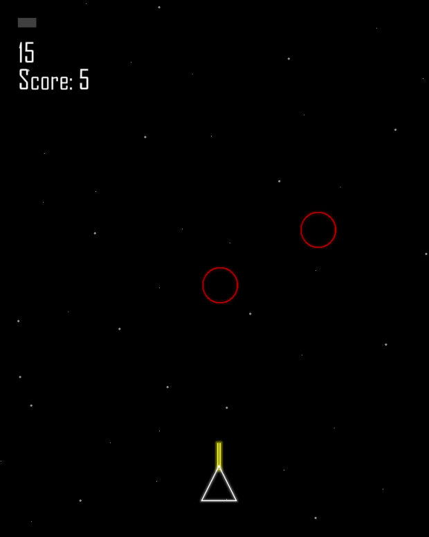 Screenshot from the Completed Polyshooter.
