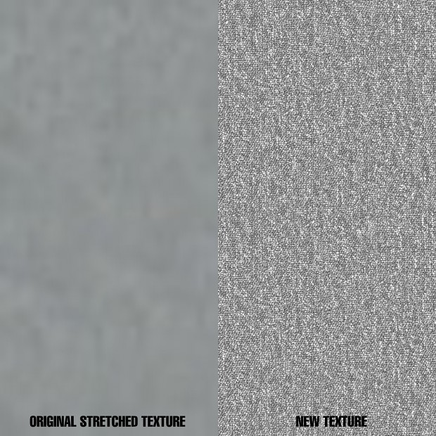 Voyager Hall Carpet Texture Comparison