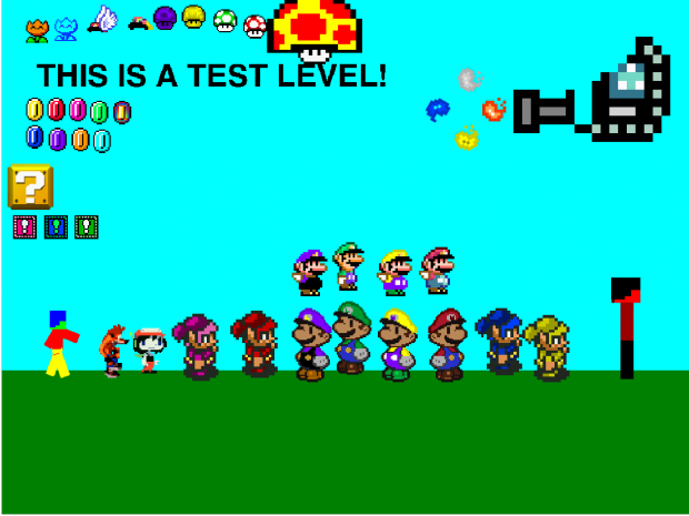 Teaseer 20:All the characters,items,powerups,projectiles and coins so far...