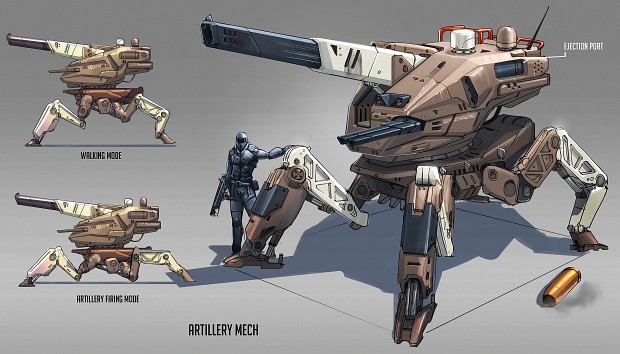 artillery mech image - Pantropy - Indie DB