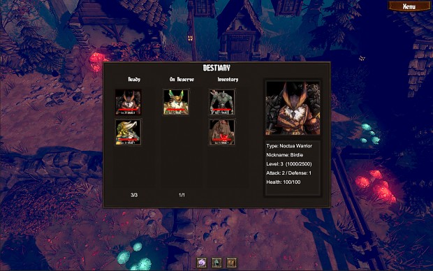 Bestiary Panel (UI)