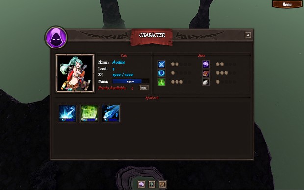 Character UI Panel