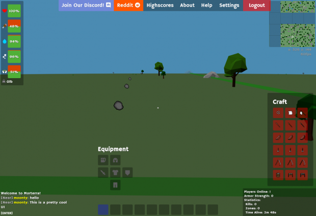Morterra - Free Online Browser Survival Game