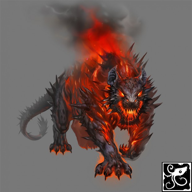 Evil Fire Companion Image - Godly Creatures (tbc) - Indiedb