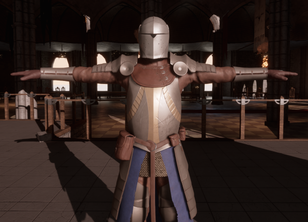 Knight's Plate Armor Character