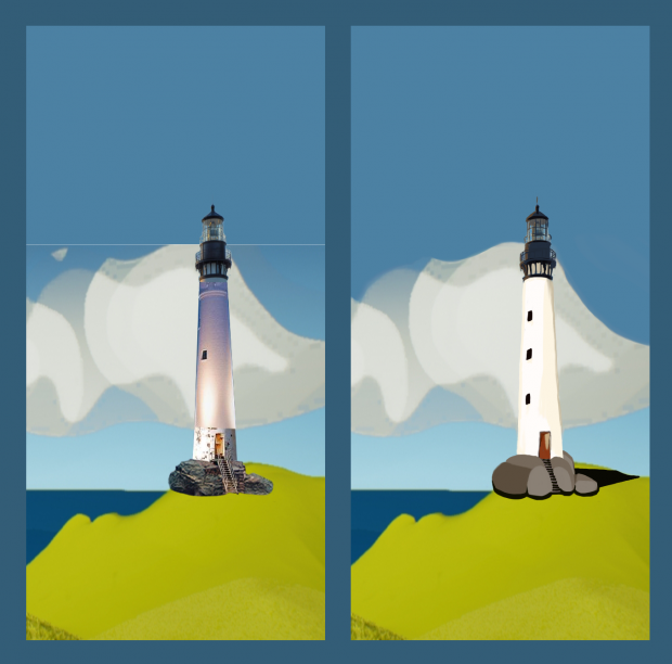 Lighthouse concept painting