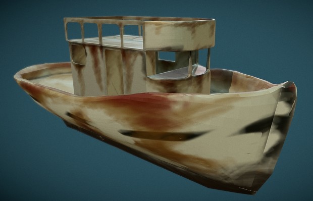 Abandoned ship 1. Sketchfab model