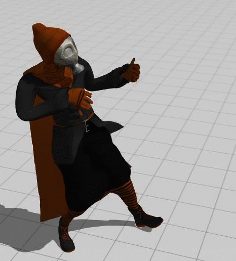 Hero's Journey main character is now ready for animations