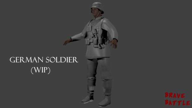 German Soldier WIP