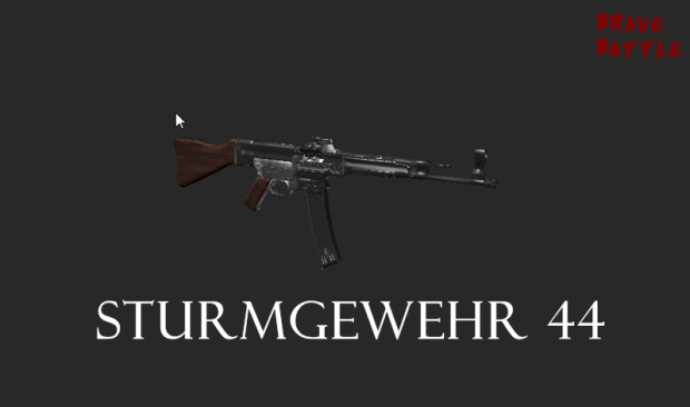 Sturmgewehr Textured IN-GAME model