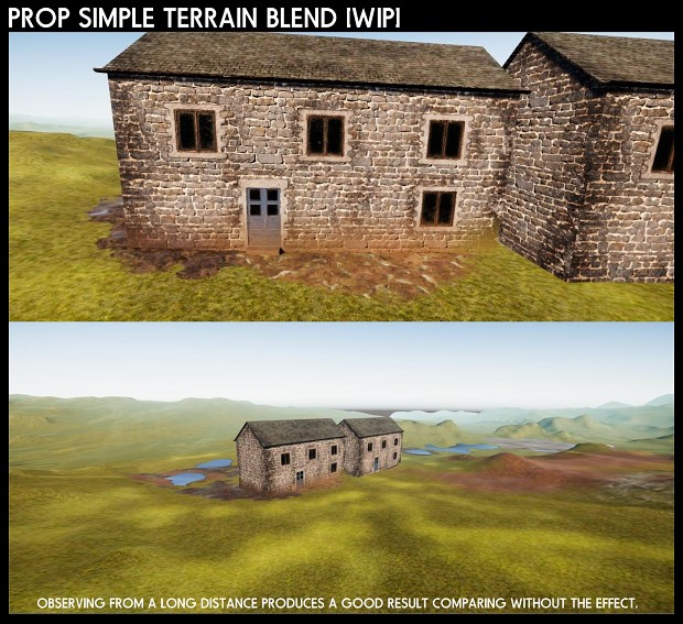 Unity - Prop Terrain Blend Shader [WIP]