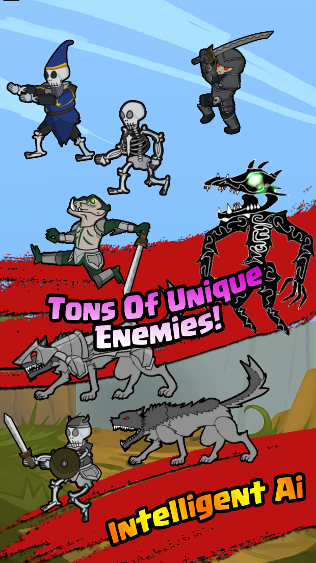Look at all the enemies!