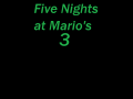 Five Nights at Mario's 3: The Horror Attraction