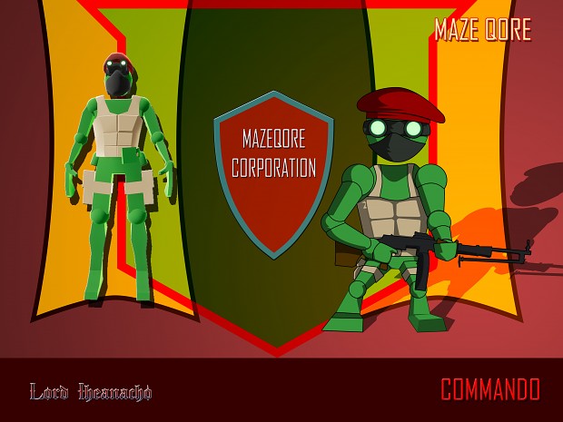 Maze Qore Characters - The Commando
