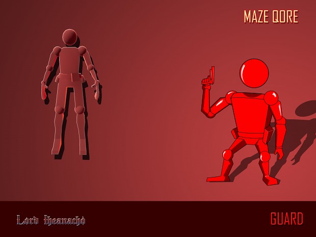 Maze Qore Characters - The Guard