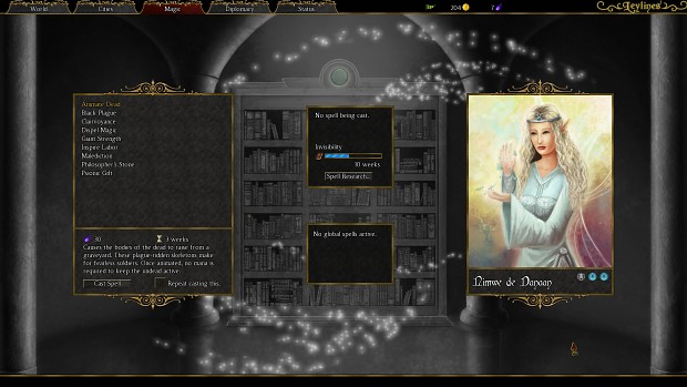 Leylines - Magic Research & Spell Casting screen