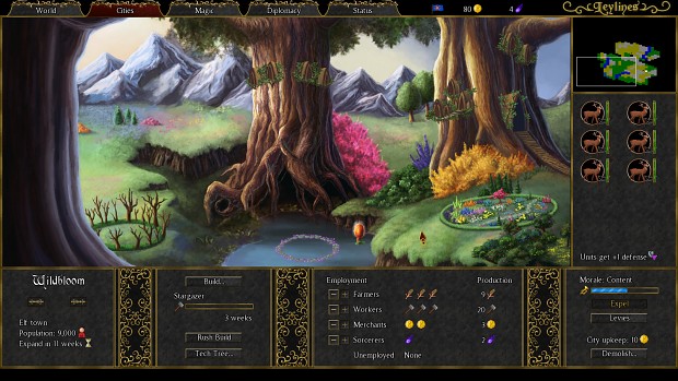 Leylines - Elf City Screen