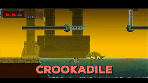 Overflo Game - Crookadile Enemy