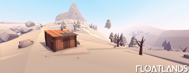 shack in a snow biome