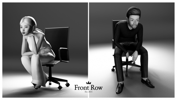 Front Row: The Female Boss and The Male Mogul.