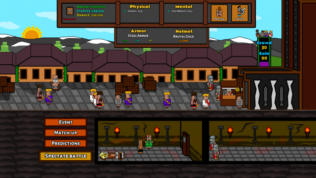 Gladiator School Tycoon Screenshot v0.79