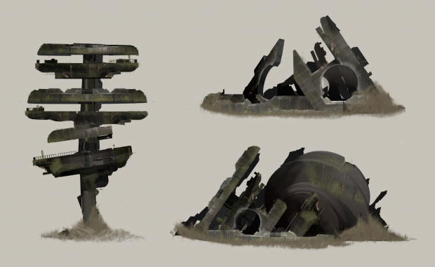 ruined outposts