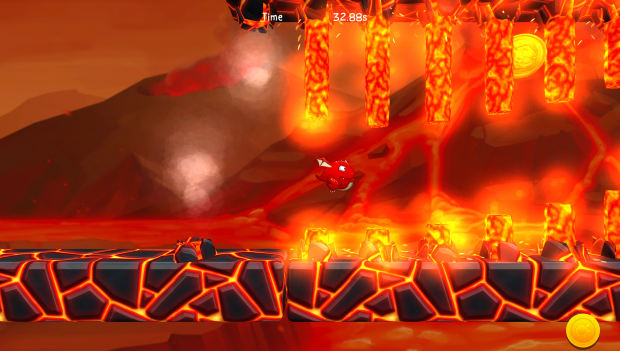 Drant fire world difficulties - Lava pillars