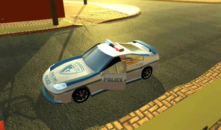 Police car - first car model