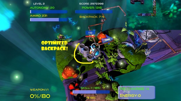 BallystiX - optimized backpack - available in downloadable demo version!