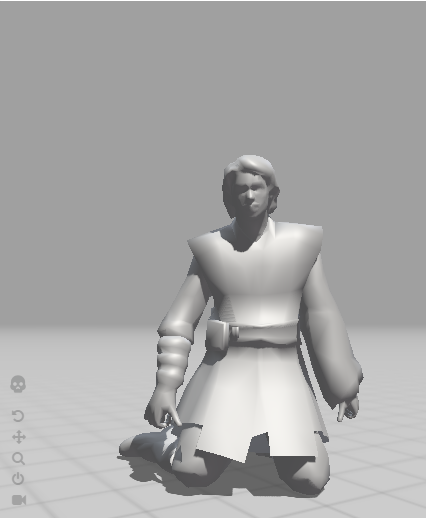 Anakin Has Fallen. MESH ANIMATIONS!