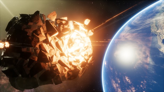 SW Asteroid Breaking