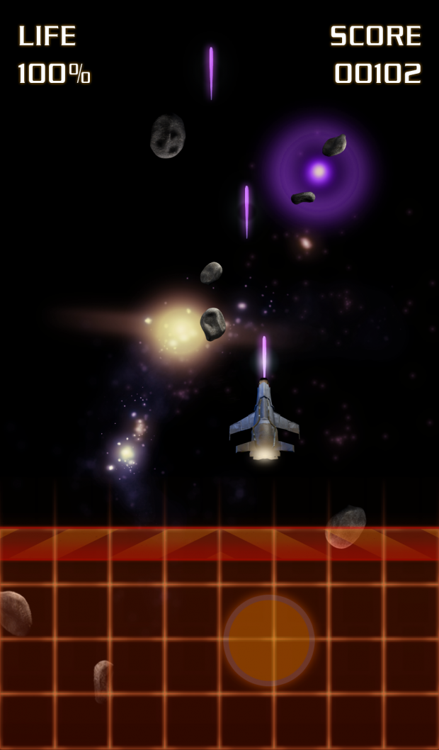 Space Wrath - First HUD and graphics mockup