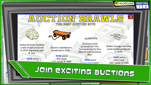 Join exciting auctions