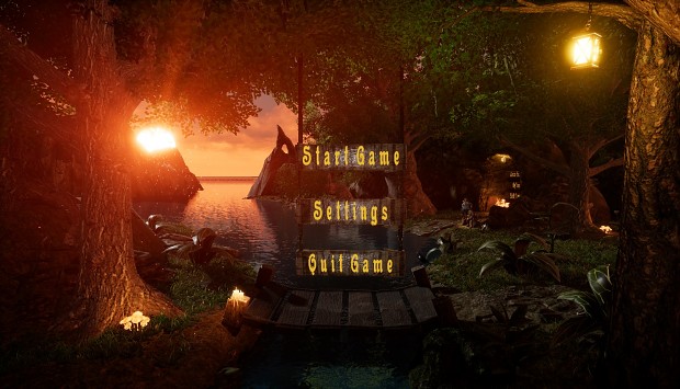Final version menu in game - Once in the Kingdom