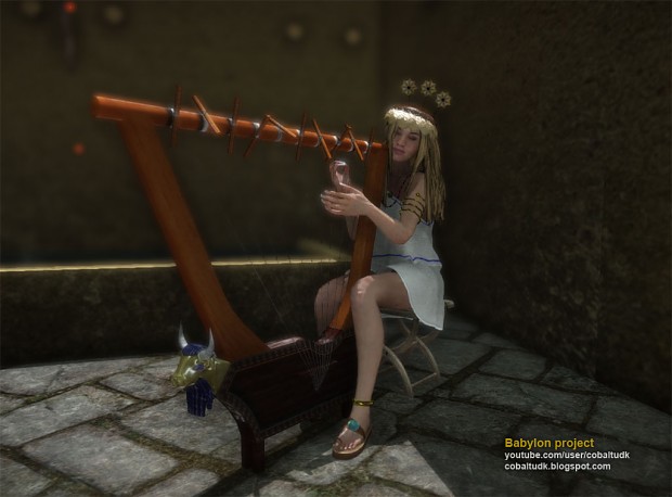 Sumerian harp