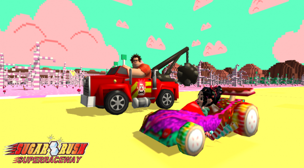Wreck-It Ralph & Vanellope- Sugar Rush Superraceway
