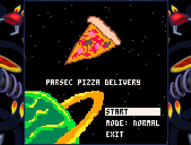 Parsec Pizza Delivery Menu screenshot