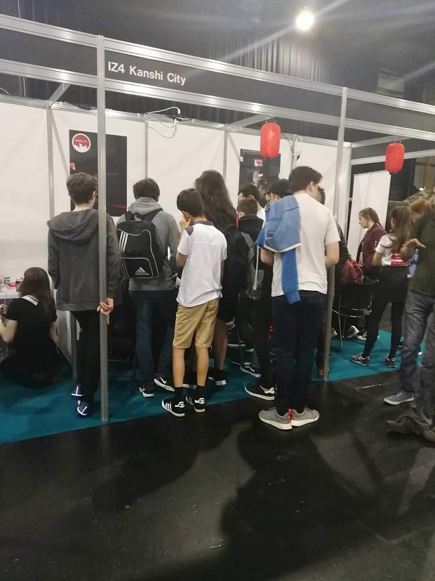 Game convention booth
